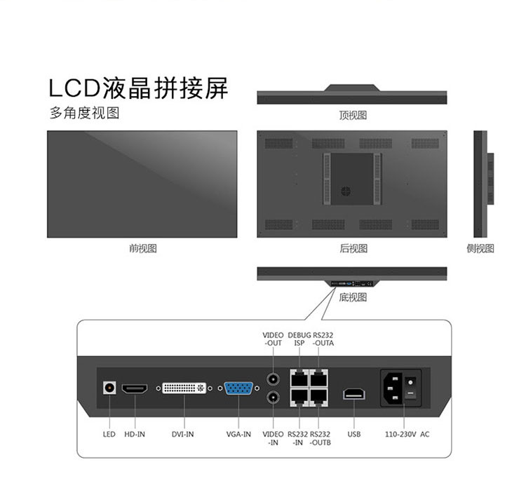 拼接屏外觀細(xì)節(jié)展示